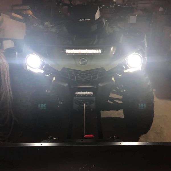2018 outlander 570 Jeep Wrangler LED fog lights