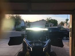New light bar. Now I gotta wire the damn thing.