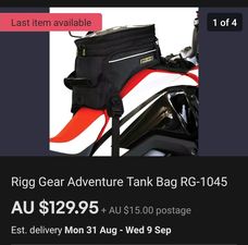 Tank bags for Tenere 700