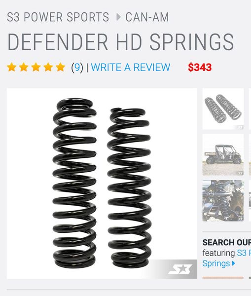 Vendor/person to order s3 springs from?